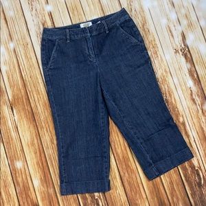 👖Talbots Petites Stretch Capri Jeans